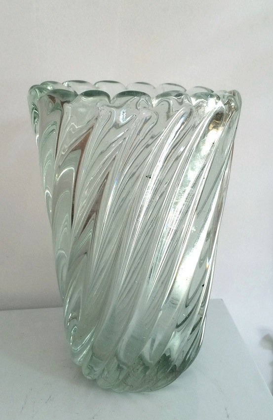 Flavio Poli, Seguso, Murano glass vase 1940 ca. (1 of 3)