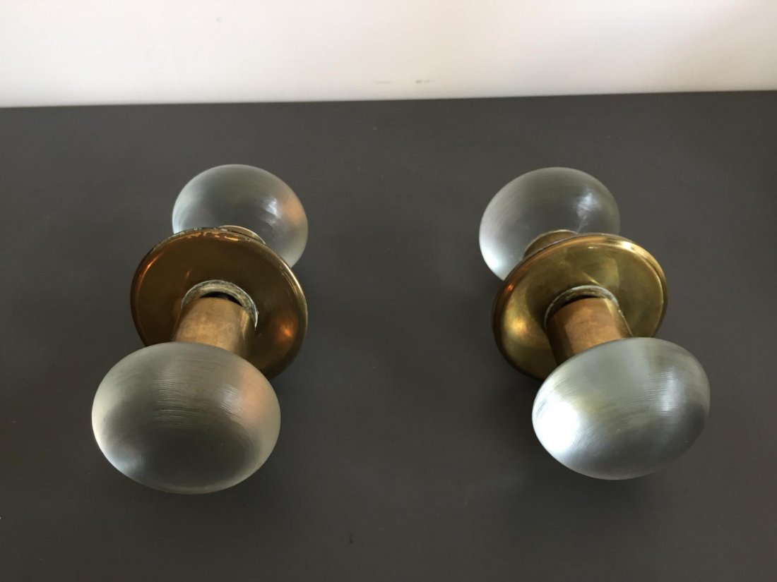 Carlo Scarpa, Venini, hammered glass door handles 1940 (1 of 5)