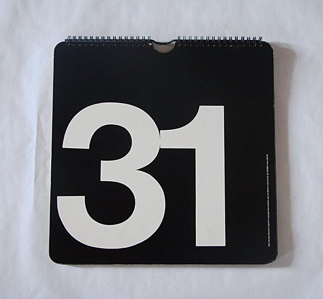 Massimo Vignelli, Nava Prod., perpetual calendar