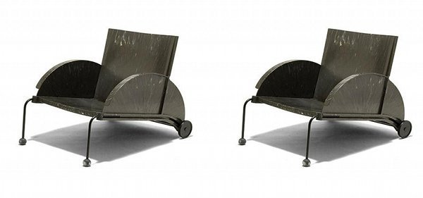 Kartell, A. Castelli Ferrieri, Couple of armchairs: Couple of armchairs. Plastic and steel material, 4814 Model. Signed with manufacturer's mark.Coppia di poltrone in materiale plastico e acciaio modello 4814.Marchio impresso nella plastica.Dimensions: