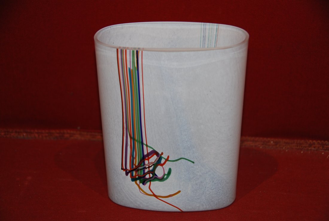 Kosta Boda, Bertil Vallien, Glass vase: Kosta Boda, Bertil Vallien,Glass vase. Dimensions: 25 cm