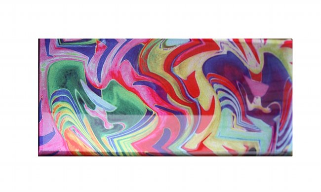 Manifattura italiana. Consolle: Consolle in plexiglass. Dimensioni: h 85 x 123 x 41 cm. 1970 ca