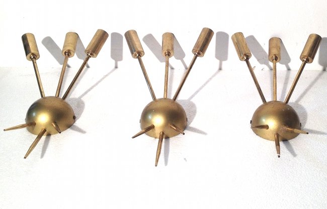 Italian Manufacture, three wall lamps (1 of 5)