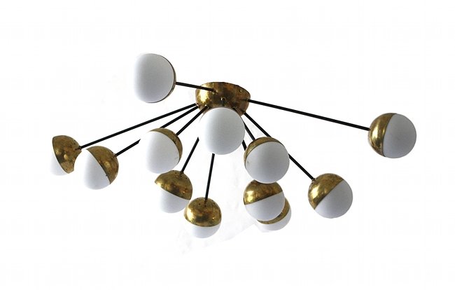 Italian Manufacture, ceiling light (1 of 4)