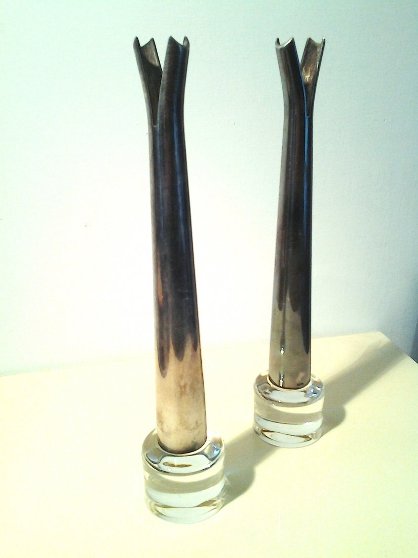 Lino Sabattini, two monoflower vases (1 of 5)