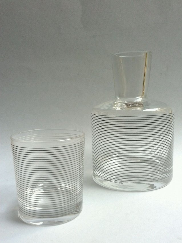 Sottsass Associati, Egizia, bottle and glass (1 of 5)