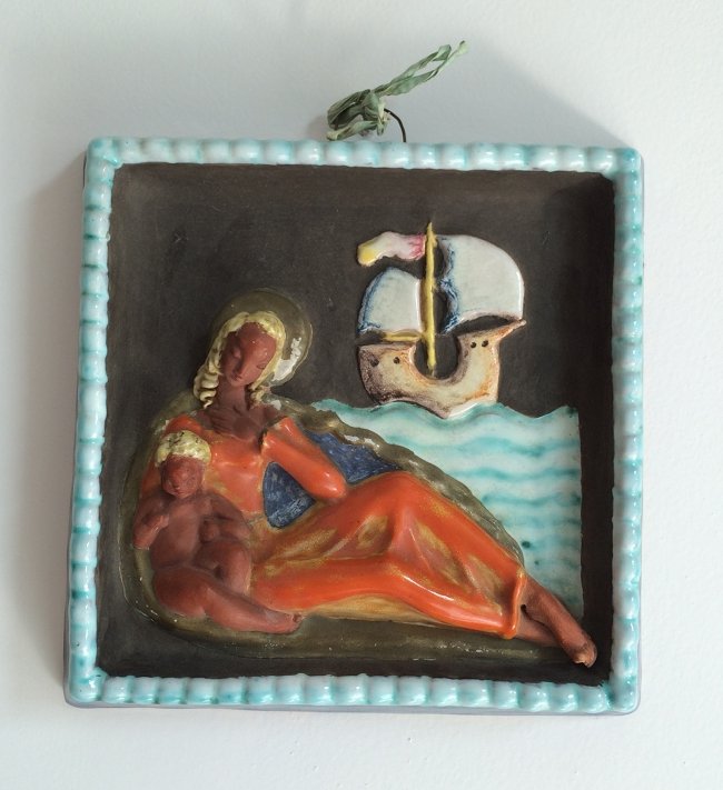 Eugenio Pattarino, enamelled pottery (1 of 4)