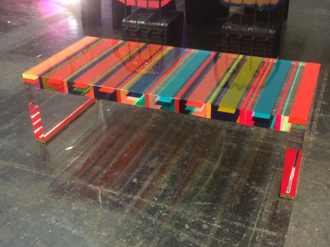 Superego, coffee table DNA: Tavolo coffe table Dna Dimensioni: 70 x 160 x h40 Spessore 7 cm