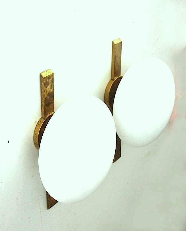 A. Lelii, Pair of Wall lamps, Arredoluce (1 of 3)