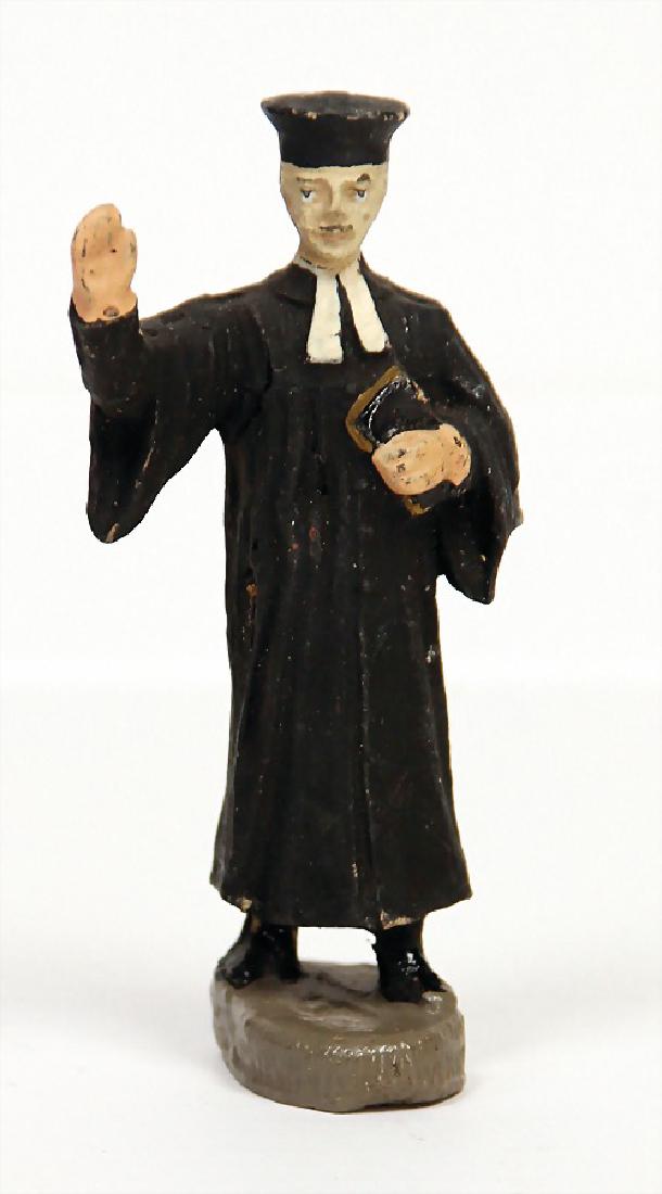 ELASTOLIN Second World War, 10 cm, pastor, condition 1 (1 of 1)