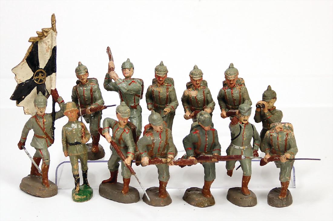 ELASTOLIN mass, First World War, 10 cm, 7x fighting, 1 (1 of 1)