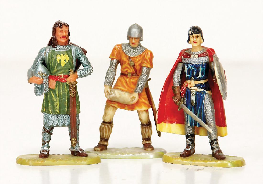 ELASTOLIN plastic, knight Gawain, Prince Valiant, 1 (1 of 1)