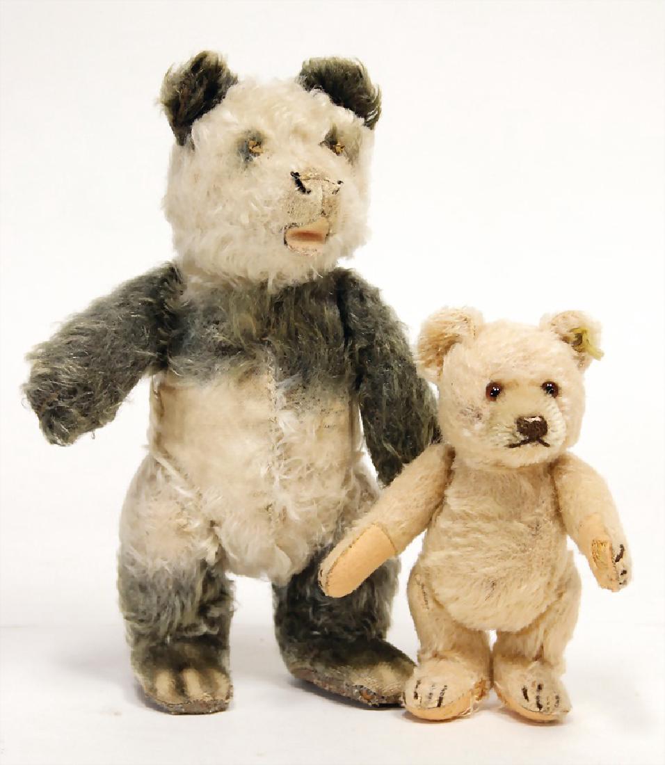 STEIFF Jackie, 16 cm, with button, rests of the  cloth (1 of 1)