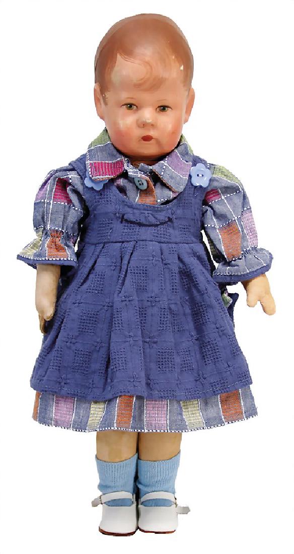 KÄTHE KRUSE doll No. 1, fabric head, 3 seams at (1 of 1)