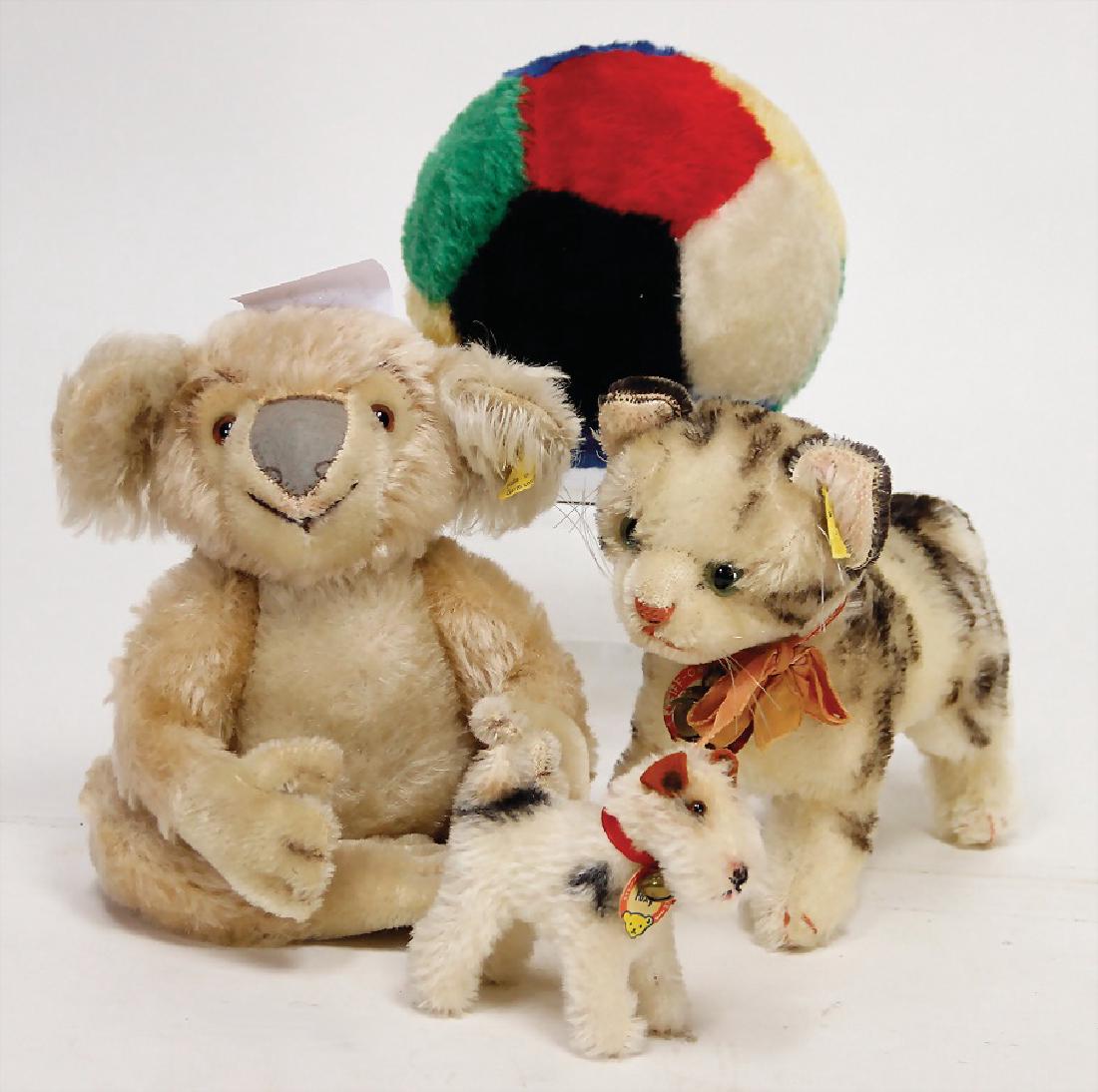 STEIFF Koala, mit Knopf u. Fahne, Nr. unleserlich, ohne (1 of 1)
