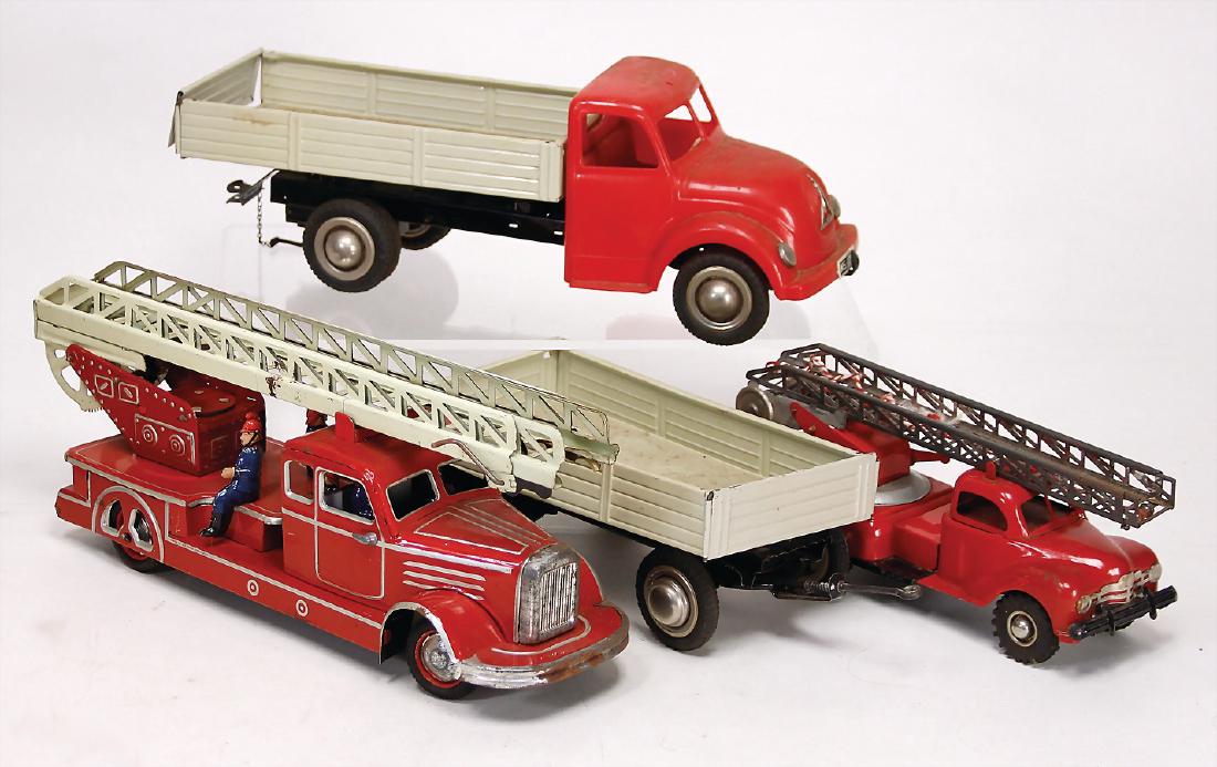 Konv. Blechspielzeug, Gama Feuerwehr, 21,5 cm, (1 of 1)