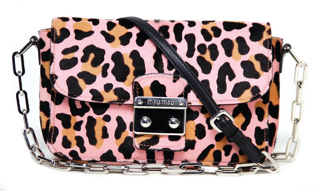 MIU MIU purse, model: Bondoliera Cavallino rose nero, (1 of 2)