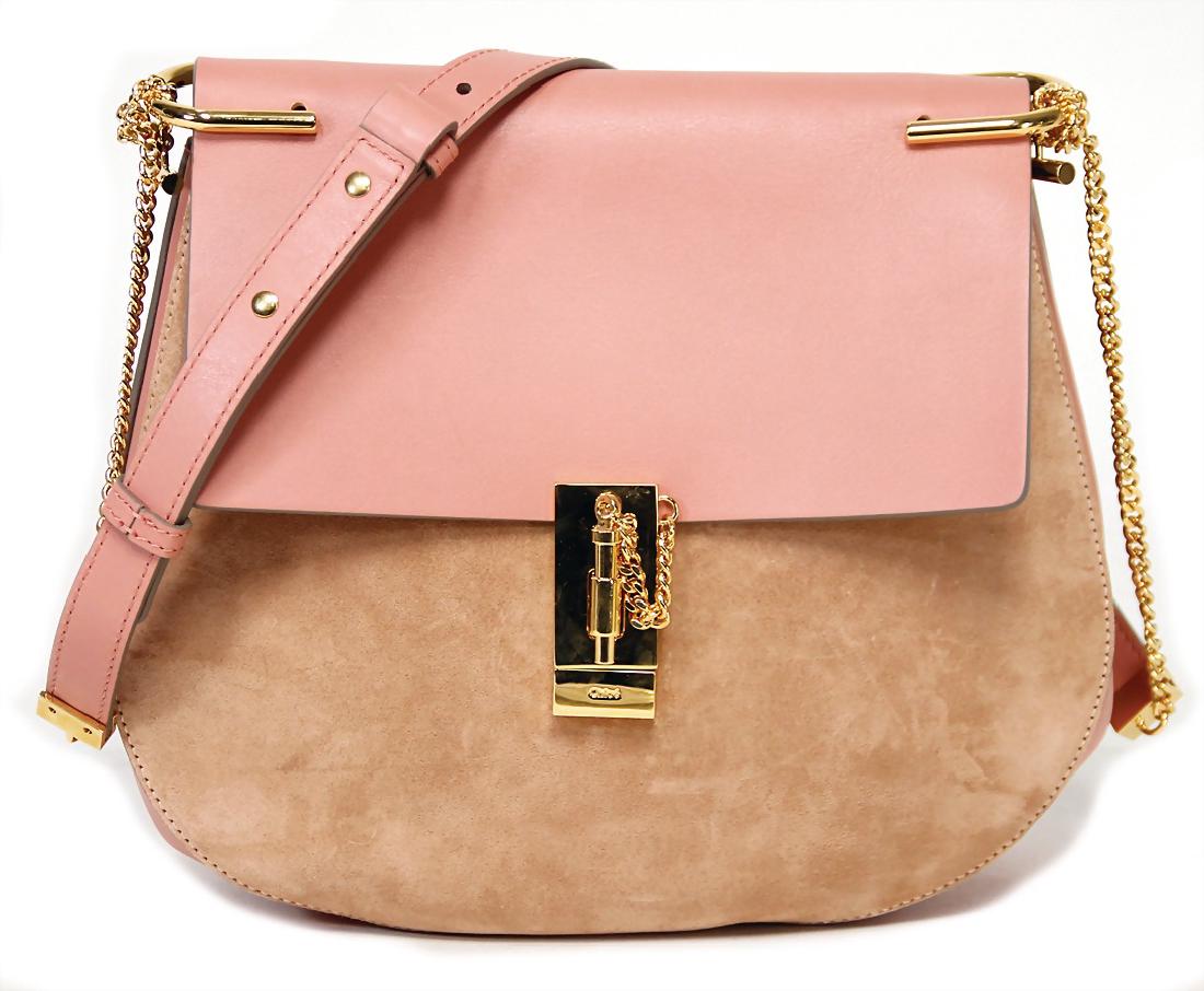 CHLOÉ purse, model: Drew Medium Misty rose, (1 of 2)