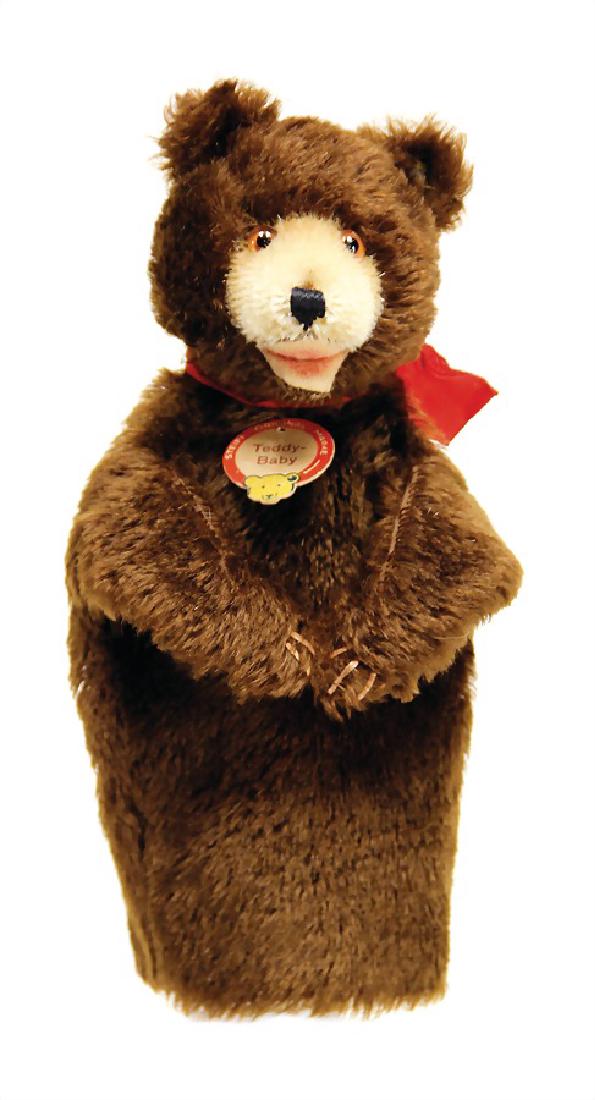 STEIFF teddy-baby, hand puppet, c. 1934, 17 cm, with (1 of 1)