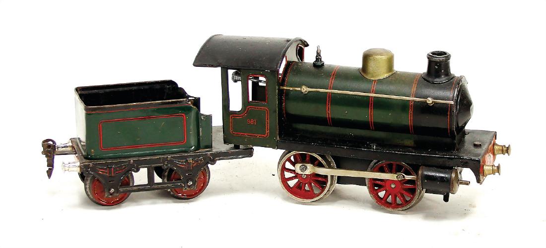 MÄRKLIN track 1, R981 steam locomotive with (1 of 1)