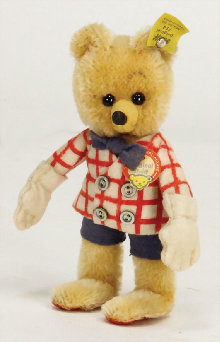 STEIFF Breuni bear, 714, complete, mohair, felt, (1 of 1)