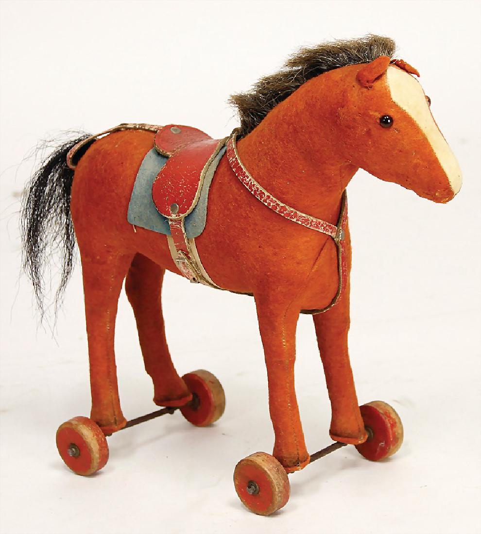Steiff Horse On Wheels
