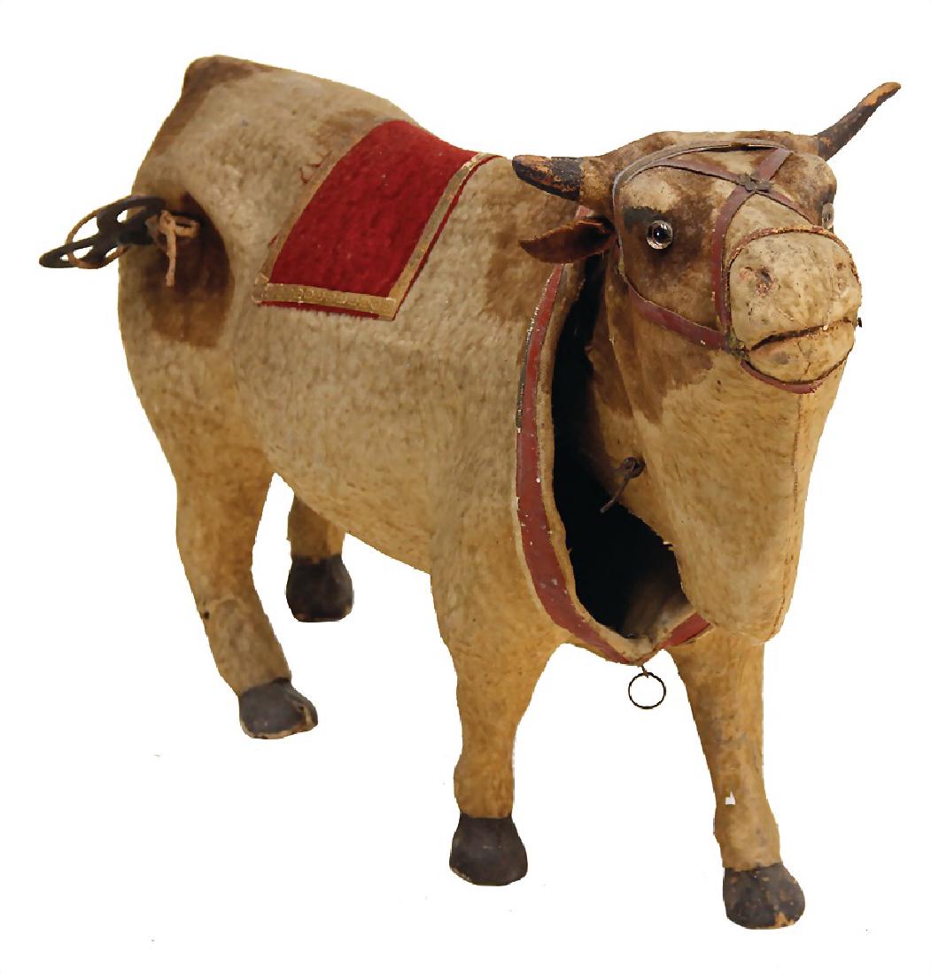 head nodder, cow, papier mâché, lenght: 46 (1 of 1)