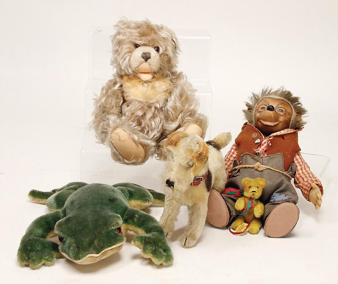 STEIFF 4-tlg., 1x Zotty, mit Knopf u. Fahne, 25 cm, 1x (1 of 1)