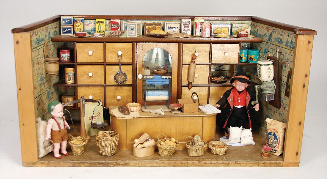 Kaufladen, 65x29x31 cm, mit reichh. Zubehör, (1 of 1)