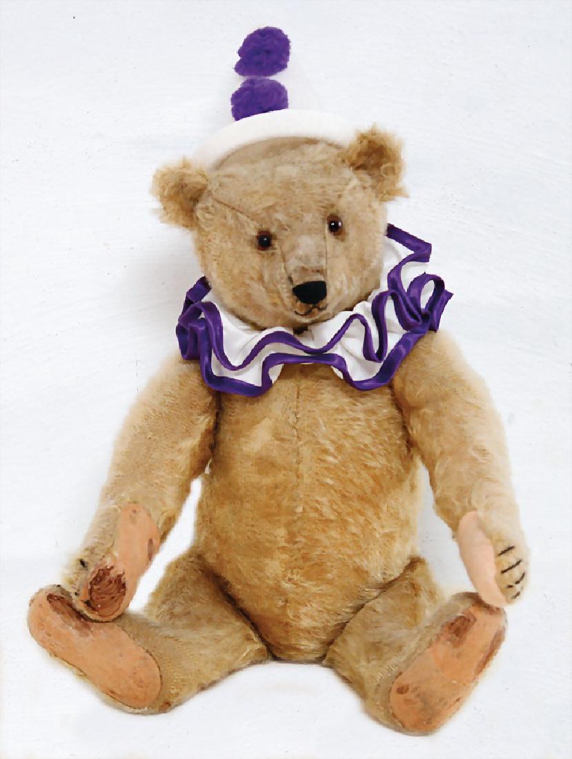 STEIFF Bär, Vorkrieg, ohne Knopf, 3 Filz-Tatzen, (1 of 1)