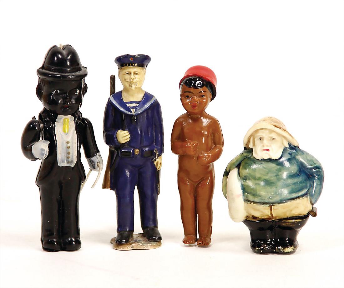 4 Celluloid-Figuren, 1x Seemann, mit Maßband, 5,5 (1 of 1)