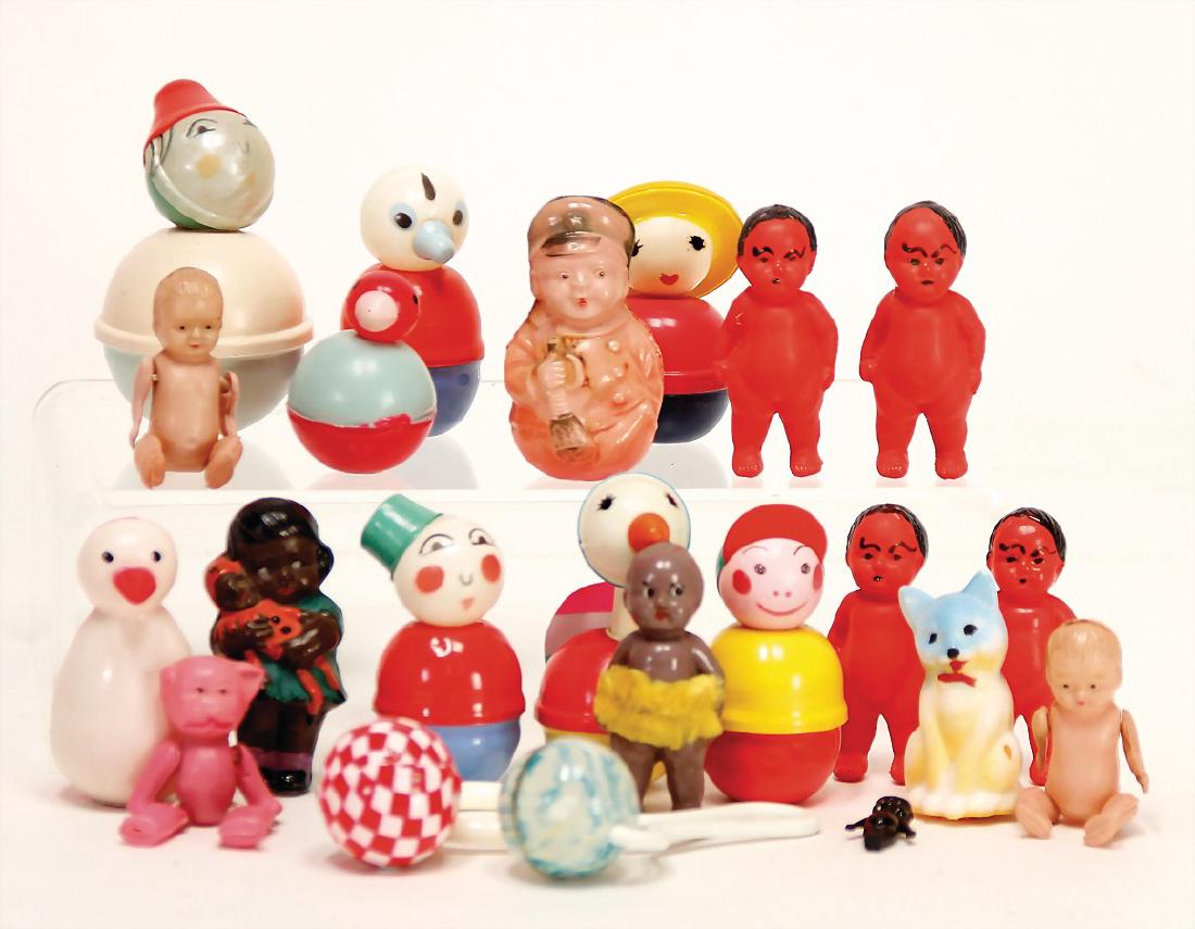 STORCH Konv. Celluloid-Stehauf-Figuren, 50er Jahre, 5 (1 of 1)