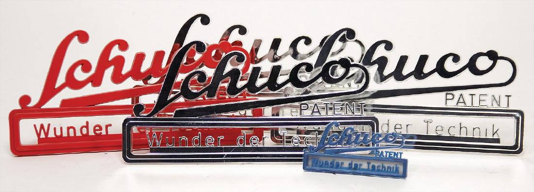 SCHUCO 5 Werbeschilder, Kunststoff German Description: SCHUCO 5 Werbeschilder, Kunststoff German Description SCHUCO 5 Werbeschilder, Kunststoff