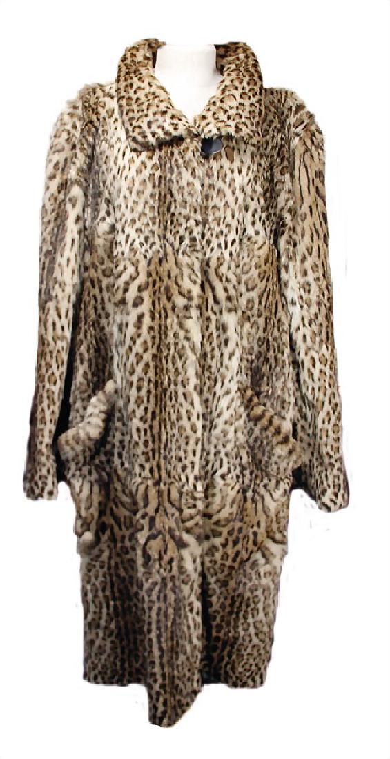 Pelz-Jacke, Paletot, breite Ärmel, knö (1 of 1)