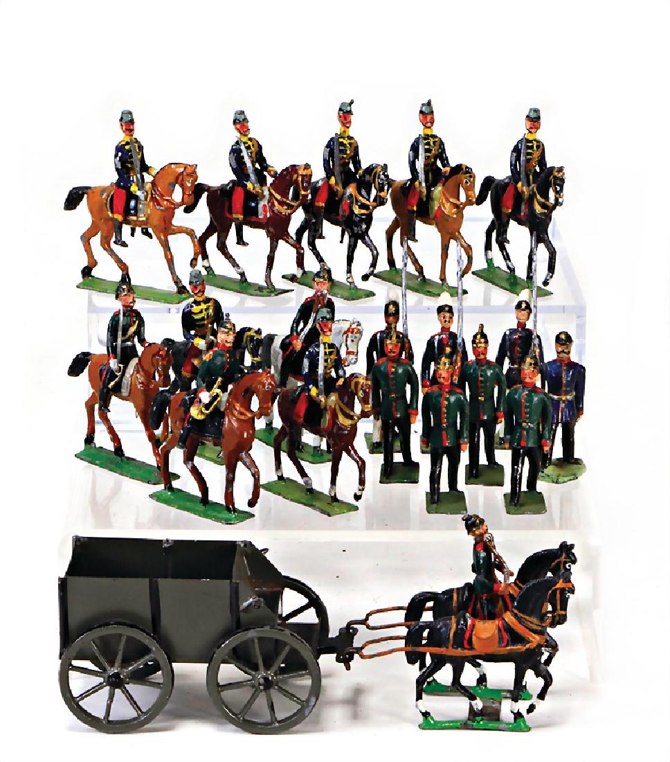 GEORG HEYDE 5.5 cm, plastic tin composition figures, (1 of 1)