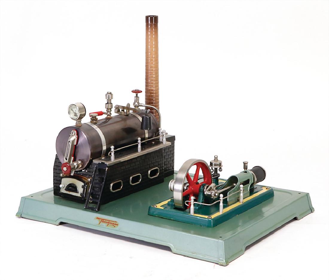 FLEISCHMANN steam engine, lying boiler, surface area (1 of 1)