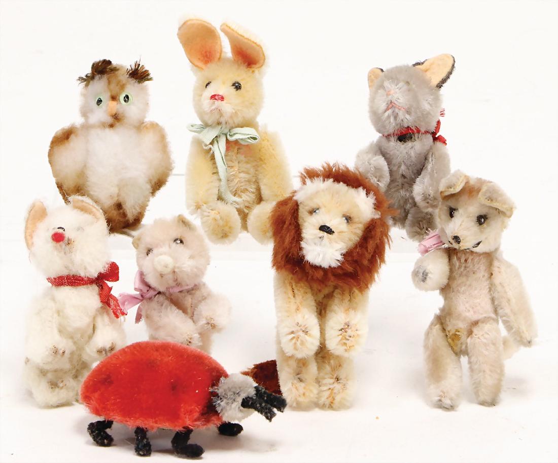 SCHUCO lot 8-part, Noah`s ark-animals, hare, owl, lion, (1 of 1)