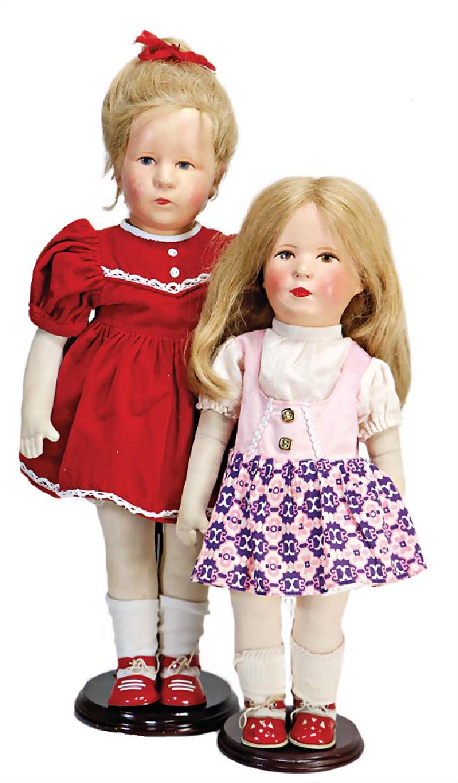 KÄTHE KRUSE Ilsebill, pre-war era, fabric head, seam is (1 of 1)