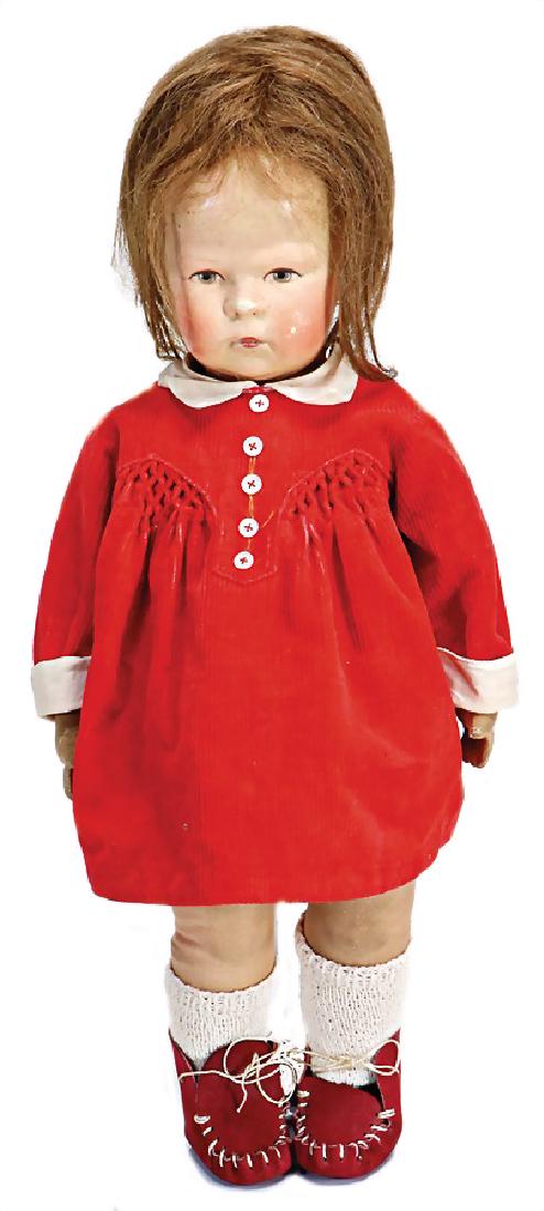 KÄTHE KRUSE doll No. 1H, fabric head, 3 clearly visible (1 of 1)