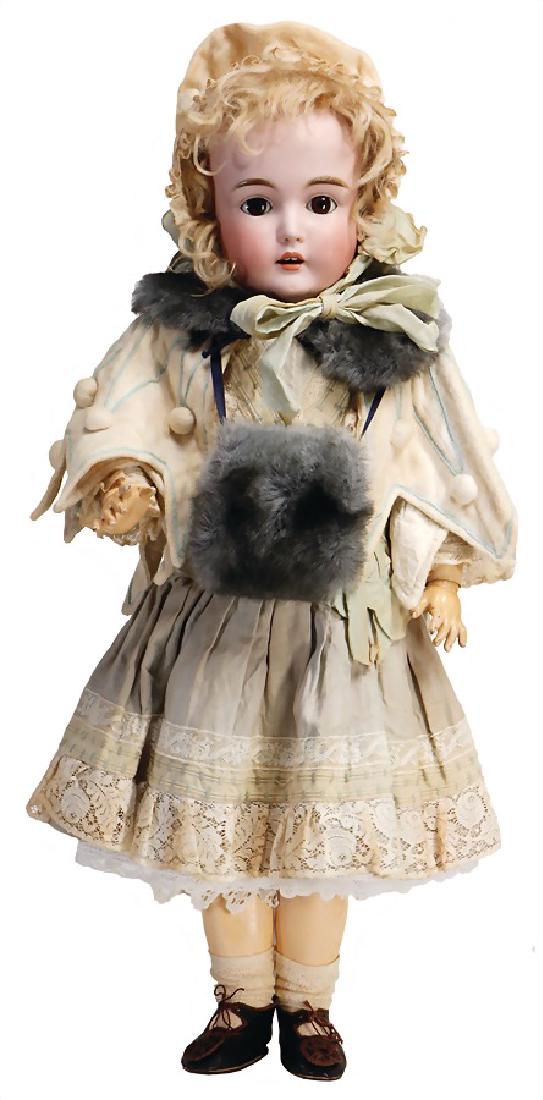 KESTNER biscuit porcelain socket head doll, marked 171 (1 of 1)
