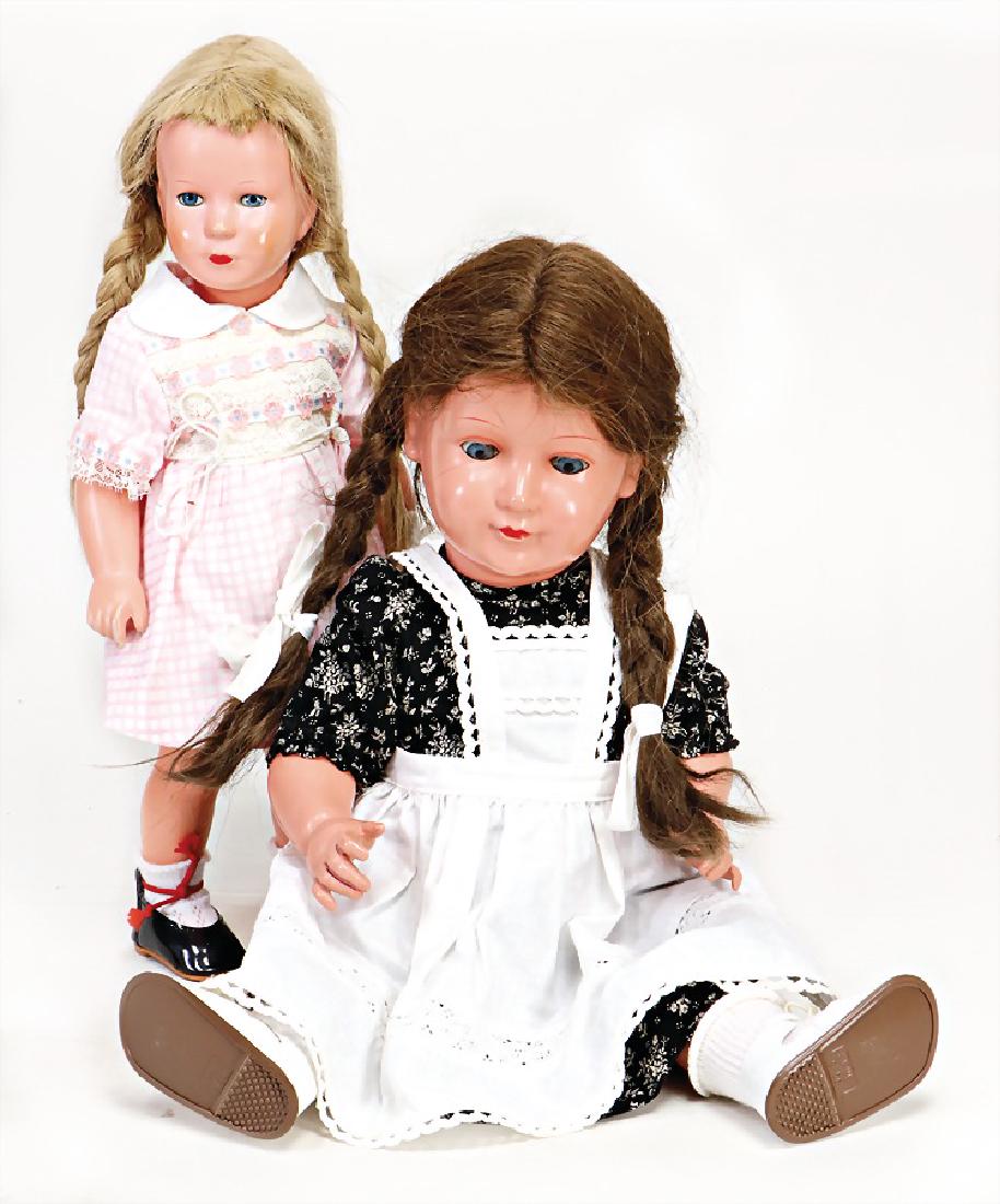 SCHILDKRÖT 2 Puppen, 1x Mädchen, gem. 250/50, blaue (1 of 1)