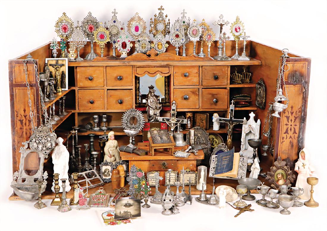 Kaufladen, L: 58 cm, T: 28 cm, H: 28 cm, eingerichtet (1 of 1)