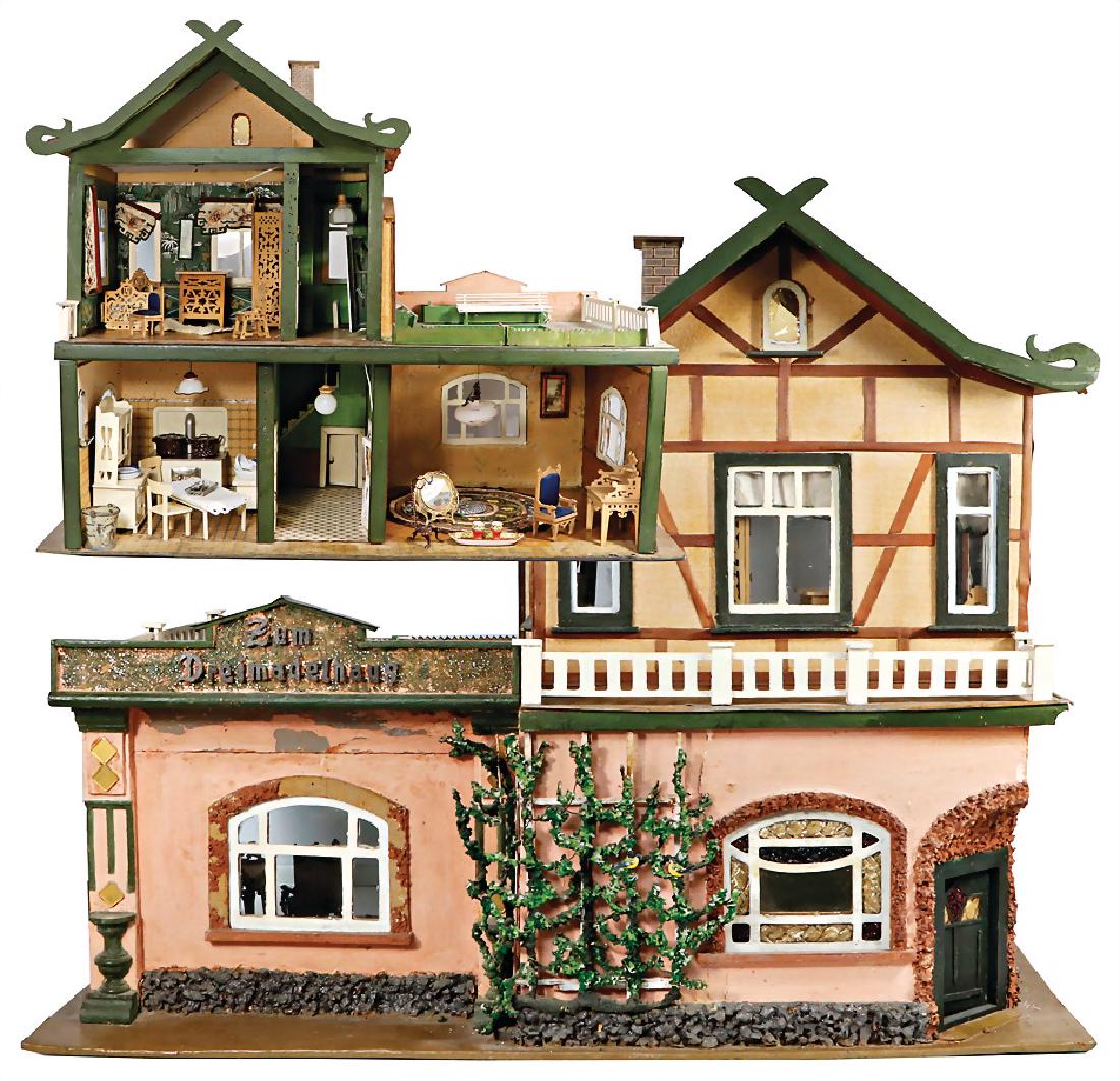 Puppenhaus ?Zum Dreimädelhaus?, Fachwerk, zweistöckig (1 of 1)