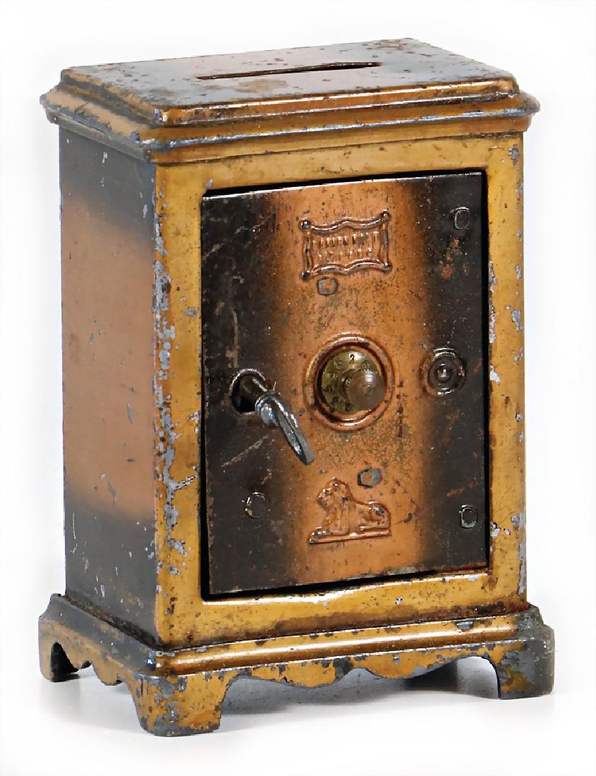 Puppenstuben-Safe, Blech / Guss, 10,5 cm, ca. 1920, (1 of 1)