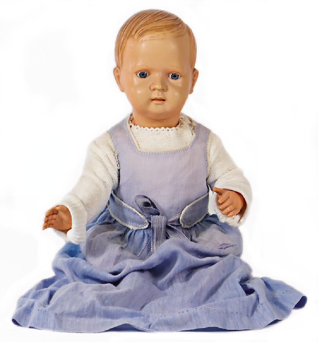 SCHILDKRÖT Celluloid-Baby, 1927, 36 cm, Kurbelkopf, (1 of 1)