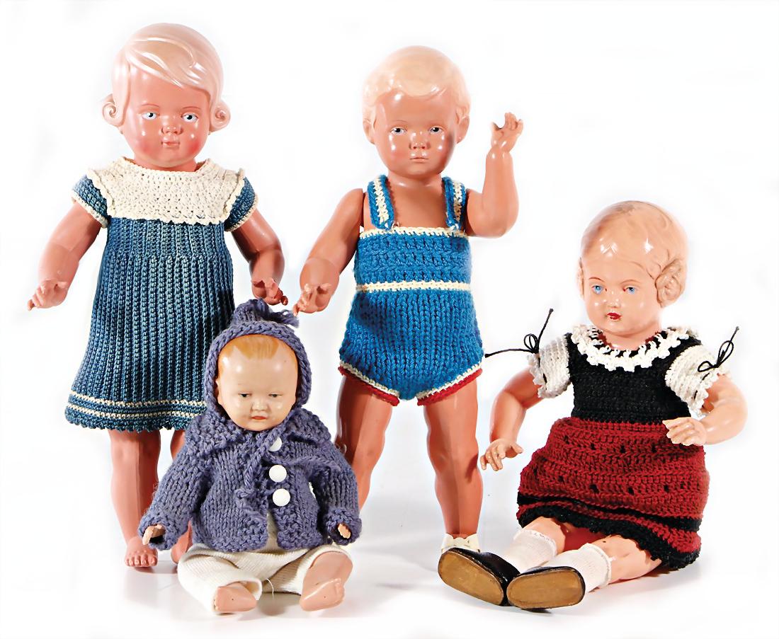 SCHILDKRÖT 4 Teile, Celluloid, Hans, 18,5/19,5 cm, (1 of 1)