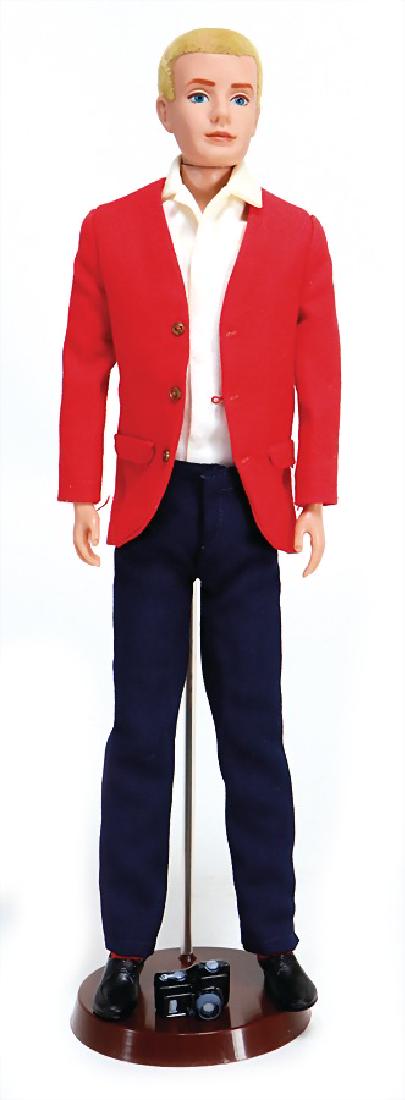 MATTEL Ken, flocked Hair, blond, straight Leg, in (1 of 3)