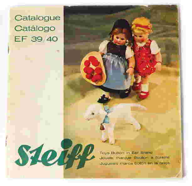STEIFF rare Steiff main catalog, 1939/40, 62 pages with
