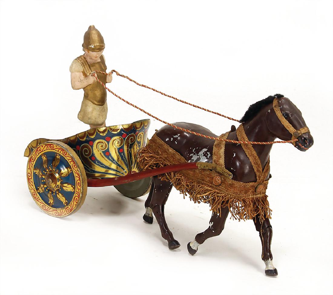 Roman carriage, lithographed sheet metal , mass figure, (1 of 1)