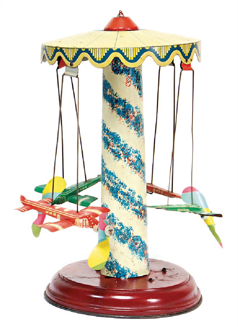 plane roundabout, lithographed sheet metal , 26 cm, 1 (1 of 1)